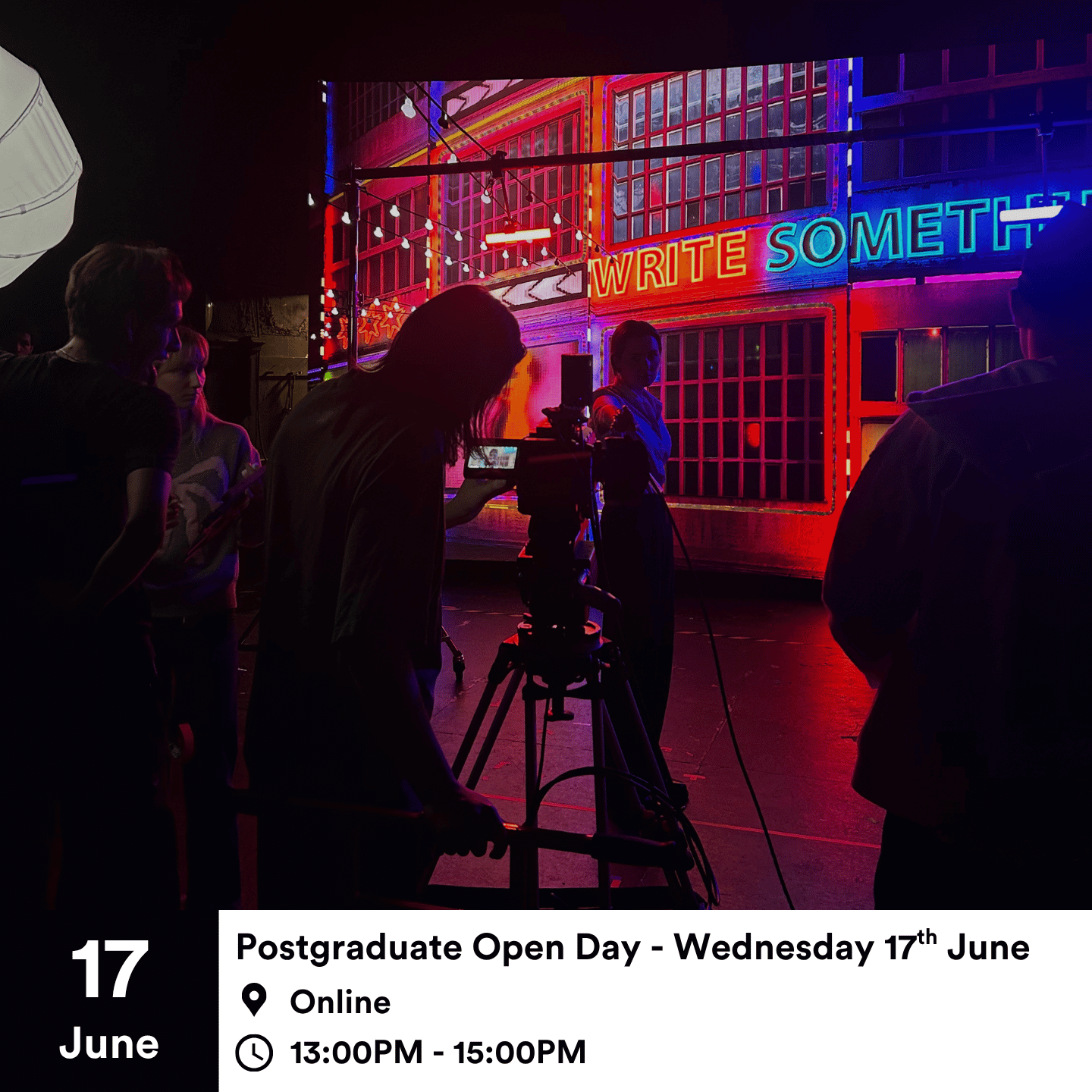 June 17th Postgraduate Open day